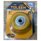 TOLSEN Cup Wire Brush With Nut 5  0918255.45