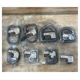 CARGO SMART Heavy Duty Weld On Forged D-Ring, Hooks lot of 8