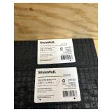 Beige Panama EMB Indoor, Outdoor 18 in. x 30 in. Rubber Backed Door Mat (lot of 2)