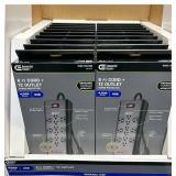 Commercial Electric 6 ft. 12-Outlet Black Surge Protector with USB (lot of 18)