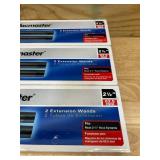Vacmaster V2EW Lot of 3 Boxes of-  18" Extension Wand Vacuum Accessory (2 per box)