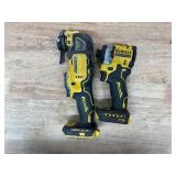 DEWALT - Lot of 2 - Impact Driver and Oscillating Multi Tool (Non Working)