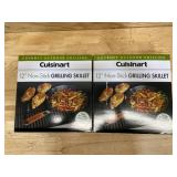 Cuisinart - Lot of 2 - CNW-200 Non-Stick Grilling Skillet, 12" Inch