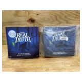 Lot of 2 - Goliath The Last Podcast on The Left Presents: The Real Truth - Strategy Game of World Conspiracy Theories and Mysteries with Over 300 Components - Ages 14 and Up, 2-5 Players