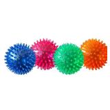 Petsport Assorted TPR Gorilla Spiky Ball Ball Dog Toy Large (lot of 4)