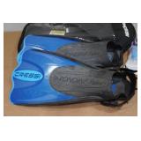 Cressi Adult Rondine Palau Fin Snorkel Set - Fin Size M/L