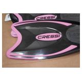 Cressi Adult Rondine Palau Fin Snorkel Set - Fin Size S/M