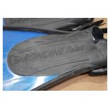 Cressi Adult Rondine Palau Fin Snorkel Set - Fin Size L/XL