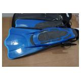 Cressi Adult Rondine Palau Fin Snorkel Set - Fin Size L/XL