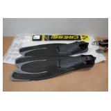 Cressi Aqua Snorkel Fins - 8.5/9.5, 43/44