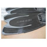 Cressi Aqua Snorkel Fins - 8.5/9.5, 43/44