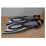 Cressi Frog Plus Adult Open Heel Scuba Diving Fins - L/XL