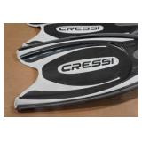 Cressi Frog Plus Adult Open Heel Scuba Diving Fins - L/XL