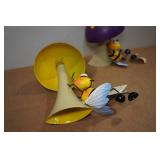 *2* Regal Art Metal Bee Garden Statues