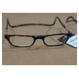 *3* Clic Magnetic Reading Glasses +1.50
