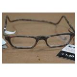*3* Clic Magnetic Reading Glasses +1.50