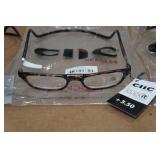 *3* Clic Magnetic Reading Glasses +3.00