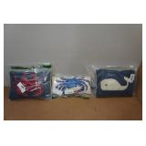 *3* Decorative Beach Themed Throw Pillows