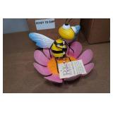 *2* Regal Art Metal Bee Garden Statues