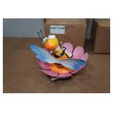 *2* Regal Art Metal Bee Garden Statues