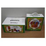 Carlos Cactus Canyon Terracotta Salad Plate and Cup Sets