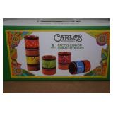 Carlos Cactus Canyon Terracotta Salad Plate and Cup Sets