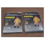 *2* Weather Rite Heavy Gauge Rain Ponchos