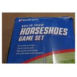 Solid Iron Horseshoes Game Set