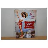 Novelty Metal Sign - Miller High Life