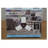 3-Panel Adjustable LED Bulb