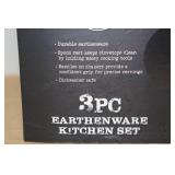 Mason 3-Piece Earthware Kitchen Set