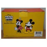Set of 2 Mickey Mouse Stemless Wine Glasses