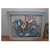 Faux Leaded Glass Windows