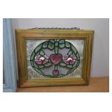 Faux Leaded Glass Windows