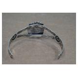 Turquoise Bracelet with Flowers