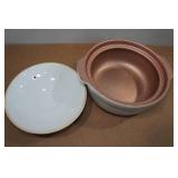 MarbleStone 2-Quart Casserole Dish with Lid