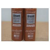 *2* Maybelline Dream Radiant Liquid Hydrating Foundation - Cocoa