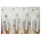 Set of 14 Flameless Window Candles with Extras