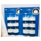 Set of 14 Flameless Window Candles with Extras