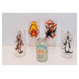 1973 Looney Tunes Pepsi Glasses – Set of 4