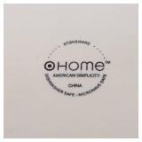 Home American Simplicity Square Villa Glazed Stoneware – 15 Pieces