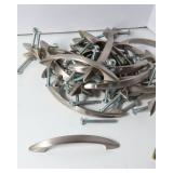 Lot of Miscellaneous Drawer Pulls – Mixed Styles & Finishes