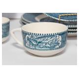 Currier & Ives “The Old Grist Mill” by Royal – 16-Piece Set