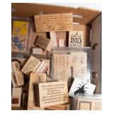 Natured Themed and Quotes Rubber Stamp