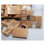 Natured Themed and Quotes Rubber Stamp