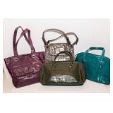 Lot of 4 Faux Snake Skin Purses – Designer & Brand Mix