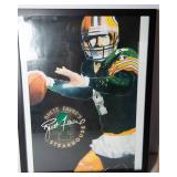 Brett Favre Framed Collectibles Lot