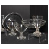 Imperial Candlewick Glassware Set – 12 Pieces (1930s–1950s)
