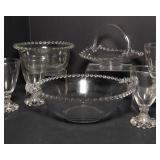 Imperial Candlewick Glassware Set – 12 Pieces (1930s–1950s)