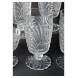 Caprice Clear Pressed Glassware by Cambridge – 16 Pieces